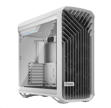 FRACTAL DESIGN skříň Torrent White TG Clear Tint, USB 3.1 Type-C, 2x USB 3.0, bez zdroje, E-ATX
