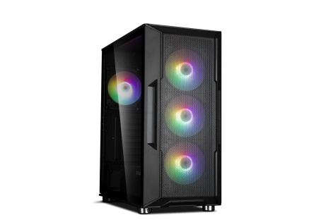 ZALMAN case I3 NEO, Mid Tower, ATX, 2xUSB 3.0, 1xUSB 2.0, 4x 120mm RGB Fan, černá