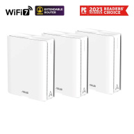 ASUS ZenWifi BQ16 3-pack, WiFi7 Extendable Router, AiMesh, 2x WAN/LAN, 3x LAN, 1x USB 3.0