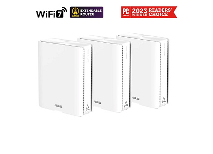 ASUS ZenWifi BQ16 3-pack, WiFi7 Extendable Router, AiMesh, 2x WAN/LAN, 3x LAN, 1x USB 3.0