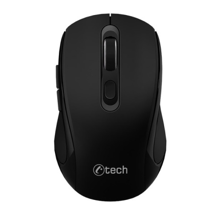 C-TECH myš Dual mode WLM-12BK, bezdrátová, 1600DPI, 6 tlačítek, černá, USB nano receiver C-TECH myš Dual mode WLM-12BK, bezdrátová, 1600DPI, 6 tlačítek, černá, USB nano receiver