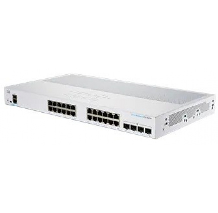Cisco switch CBS250-24T-4G (24xGbE,4xSFP,fanless) - REFRESH