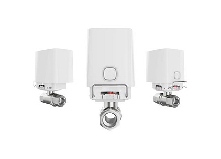 Ajax  WaterStop [1] ASP white (52267) - Dálkově ovládaný uzavírací ventil vody (1“)