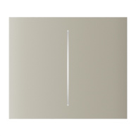 Ajax  CenterButton (2-gang) vertical - Středové dvou tlačítko, vertikální instalace, slonová kost