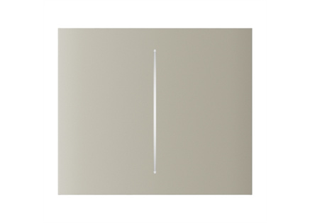 Ajax  CenterButton (2-gang) vertical - Středové dvou tlačítko, vertikální instalace, slonová kost