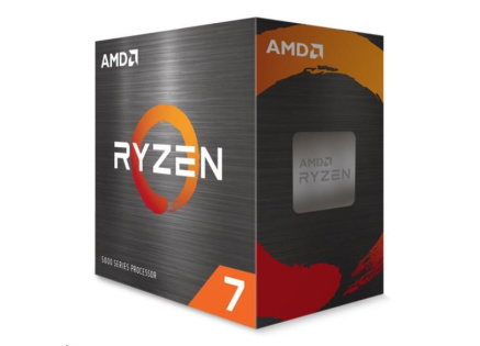 CPU AMD RYZEN 7 5800X, 8-core, 3.8 GHz (4.7 GHz Turbo), 36MB cache (4+32), 105W, socket AM4, bez chladiče