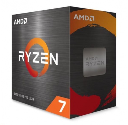 CPU AMD RYZEN 7 5800X, 8-core, 3.8 GHz (4.7 GHz Turbo), 36MB cache (4+32), 105W, socket AM4, bez chladiče