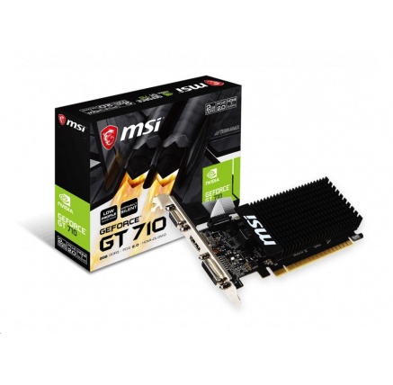 MSI VGA NVIDIA GeForce GT 710 2GD3H LP, 2G DDR3, 1xHDMI, 1xVGA, 1xDVI MSI VGA NVIDIA GeForce GT 710 2GD3H LP, 2G DDR3, 1xHDMI, 1xVGA, 1xDVI