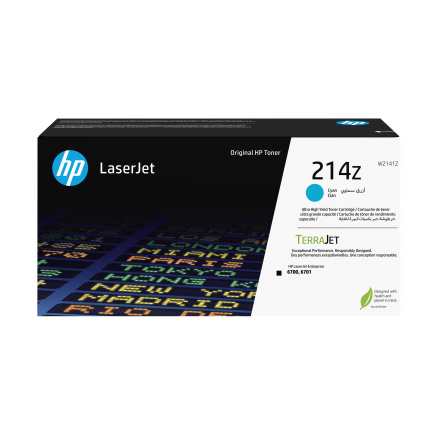 HP 214Z Cyn Original LaserJet Toner Crtg (26,000 pages) HP 214Z Cyn Original LaserJet Toner Crtg (26,000 pages)