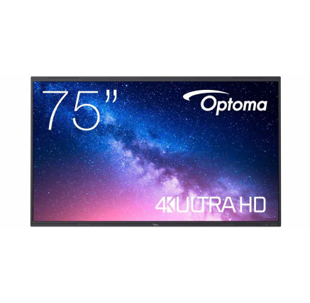 Optoma 5753RK IFPD 75" - interaktivní dotykový, 4K UHD, multidotyk 40prstu, Android 13,  8GB RAM / 64GB ROM - DEMO
