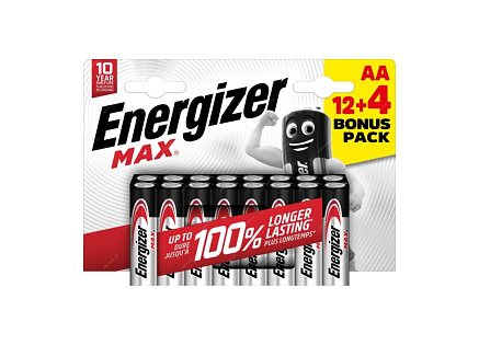 Energizer LR6/16 Max AA 12+4 zdarma