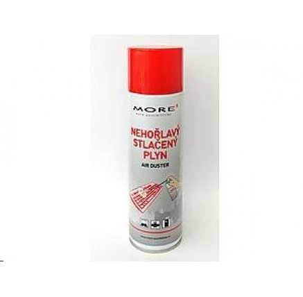 ARMOR Stlačený vzduch plyn MORE (400g), plyn nezamrzá, nekondenzuje, je nehořlavý NEW model ES č. 517/2014