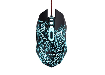 TRUST myš GXT 105X Izza Mouse, optická, černá