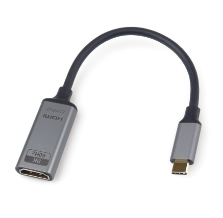 PremiumCord Adaptér USB-C na HDMI rozlišení obrazu 8K@60Hz,4K@144Hz, 20cm PremiumCord Adaptér USB-C na HDMI rozlišení obrazu 8K@60Hz,4K@144Hz, 20cm