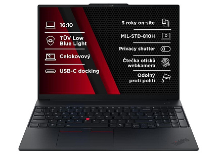 LENOVO NTB ThinkPad E16 AMD G3 - Ryzen5 220,16GB,512SSD,bezOS LENOVO NTB ThinkPad E16 AMD G3 - Ryzen5 220,16GB,512SSD,bezOS