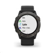 Garmin epix Pro (Gen 2) Glass - 51 mm - Gray / Black Silicone Band EU