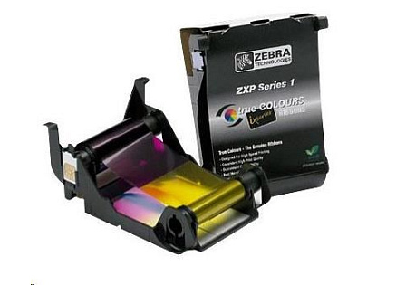 ZEBRA TTR páska ZXP1 YMCKO barevná pro potisk 100 karet