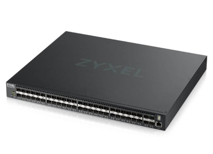 Zyxel XGS4600-52F L3 Managed Switch, 48x SFP, 4x RJ45/SFP, 4x 10G SFP+, dual PSU