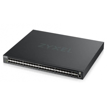 Zyxel XGS4600-52F L3 Managed Switch, 48x SFP, 4x RJ45/SFP, 4x 10G SFP+, dual PSU