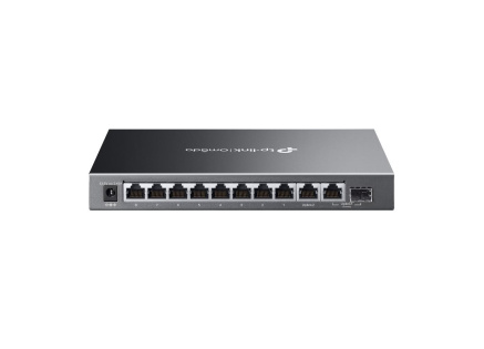 TP-Link OMADA switch ES210GMP (9xGbE,1xGbE/SFPcombo,8xPoE+,123W, fanless)