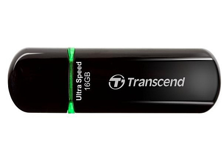 TRANSCEND Flash Disk 16GB JetFlash®600, USB 2.0 (R:32/W:16 MB/s) černá/zelená