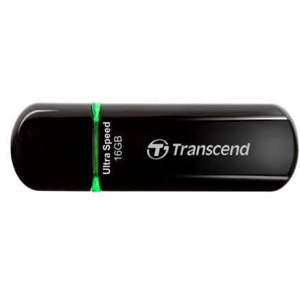 TRANSCEND Flash Disk 16GB JetFlash®600, USB 2.0 (R:32/W:16 MB/s) černá/zelená