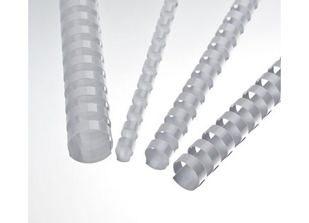 Plastové hřbety 25 bílé Plastové hřbety 25 bílé