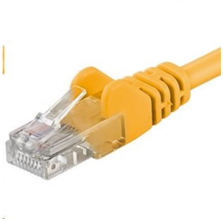 PREMIUMCORD Patch kabel UTP RJ45-RJ45 CAT5e 2m žlutá