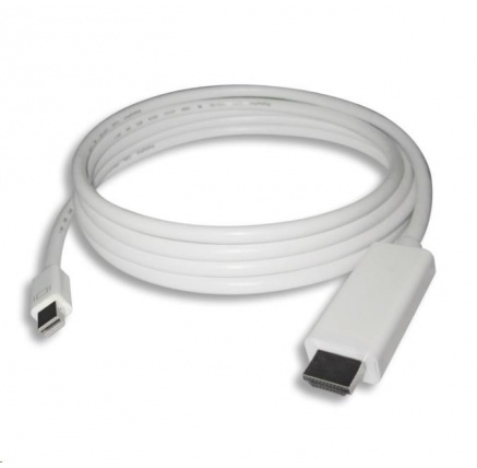 PREMIUMCORD Kabel mini DisplayPort 1.2 na HDMI 2.0, pro rozlišení 4Kx2K@60Hz, 2m PREMIUMCORD Kabel mini DisplayPort 1.2 na HDMI 2.0, pro rozlišení 4Kx2K@60Hz, 2m