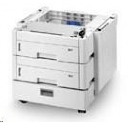 Oki Druhý a třetí zásobník papíru pro MC860/MC851/MC861 + nízký kabinet Oki Druhý a třetí zásobník papíru pro MC860/MC851/MC861 + nízký kabinet