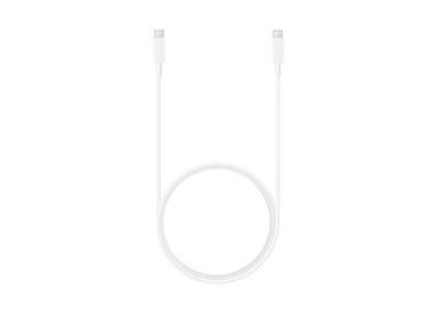 Samsung datový kabel EP-DX310JWE, USB-C/USB-C, 3A, 1,8 m, bílá (bulk)