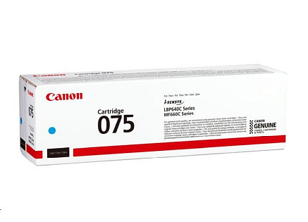 Canon TONER 075 C azurová pro i-SENSYS LBP646Cdw, LBP647Cdw, MF664Cdw, MF667Cdw (1300 str.)