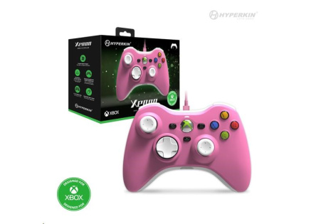 Hyperkin Xenon Wired Controller for Xbox Series|One/Win 11|10 (Pink) Licensed by Xbox