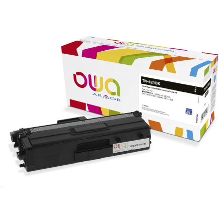 ARMOR toner pro Brother HL L8260, HL L8360, DCP L8410, MFC L8690, MFC L900 (TN421BK), černá, 3000 str ARMOR toner pro Brother HL L8260, HL L8360, DCP L8410, MFC L8690, MFC L900 (TN421BK), černá, 3000 str