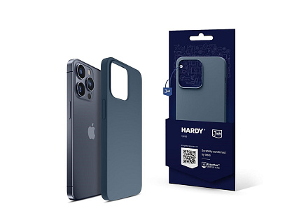 3mk ochranný kryt HARDY Silicone MagCase pro Apple iPhone 15 Pro Max, Royal Blue