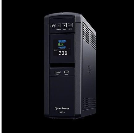 CyberPower PFC SineWave LCD GP UPS 1350VA/810W, Schuko zásuvky CyberPower PFC SineWave LCD GP UPS 1350VA/810W, Schuko zásuvky