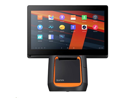 Sunmi T2s, 39.6 cm (15,6''), Android, black, orange