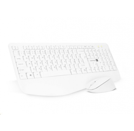CONNECT IT Combo bezdrátová bílá klávesnice + myš, CZ + SK layout