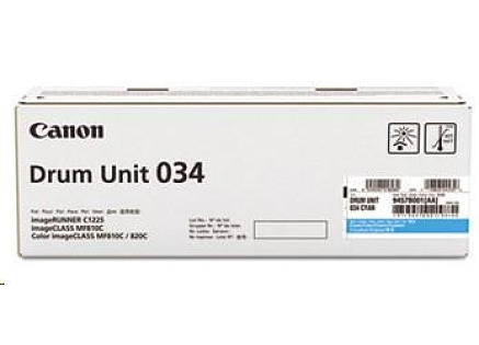 Canon TONER DRUM 034 azurová (34000 str.)