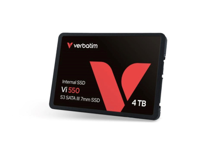 VERBATIM SSD Vi550 S3 4TB SATA III, 2.5” W 550/ R 500 MB/s