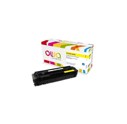 OWA Armor toner pro HP Color LaserJet Pro M254, M280, M281,203X Y,2500 str.,žlutá/yellow (CF542X Y) OWA Armor toner pro HP Color LaserJet Pro M254, M280, M281,203X Y,2500 str.,žlutá/yellow (CF542X Y)