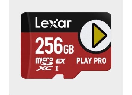 Lexar microSD Express I PLAY Pro Express 7.1, R900/W600 C10 U3 (UHS-I) 256GB Lexar microSD Express I PLAY Pro Express 7.1, R900/W600 C10 U3 (UHS-I) 256GB
