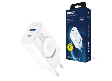 3mk síťová nabíječka HARDY Charger PD 2in1 33W pro Apple
