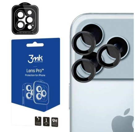 3mk Lens Protection Pro Black pro Apple iPhone 17 Pro /17 Pro Max 3mk Lens Protection Pro Black pro Apple iPhone 17 Pro /17 Pro Max