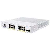 BAZAR - Cisco switch CBS350-16FP-2G-EU (16xGbE,2xSFP,16xPoE+,240W,fanless) - REFRESH - rozbaleno