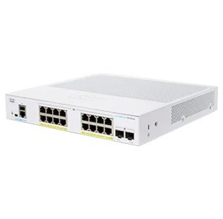 BAZAR - Cisco switch CBS350-16FP-2G-EU (16xGbE,2xSFP,16xPoE+,240W,fanless) - REFRESH - rozbaleno BAZAR - Cisco switch CBS350-16FP-2G-EU (16xGbE,2xSFP,16xPoE+,240W,fanless) - REFRESH - rozbaleno