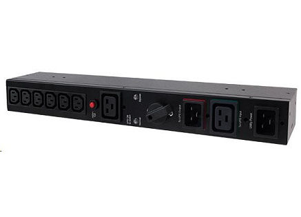 CyberPower Manual Bypass Switch PDU, 16A, (6)C13, (1)C19, (1) IEC-C20, (1) IEC-C19, (2) IEC-C20