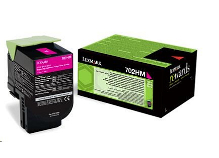 LEXMARK Magenta toner 702HM pro CS310/410/510 z programu Lexmark Return (3 000 stran)