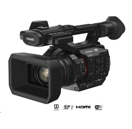 Panasonic HC-X20E (4K kamera,4K/10-bit, 1", 20x zoom, 24.5mm, OIS,  Man.Ring, XLR, ND, IR, EVF)