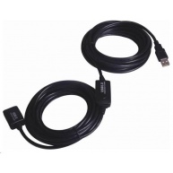 PREMIUMCORD PremiumCord USB 2.0 repeater a prodlužovací kabel A/M-A/F 25m